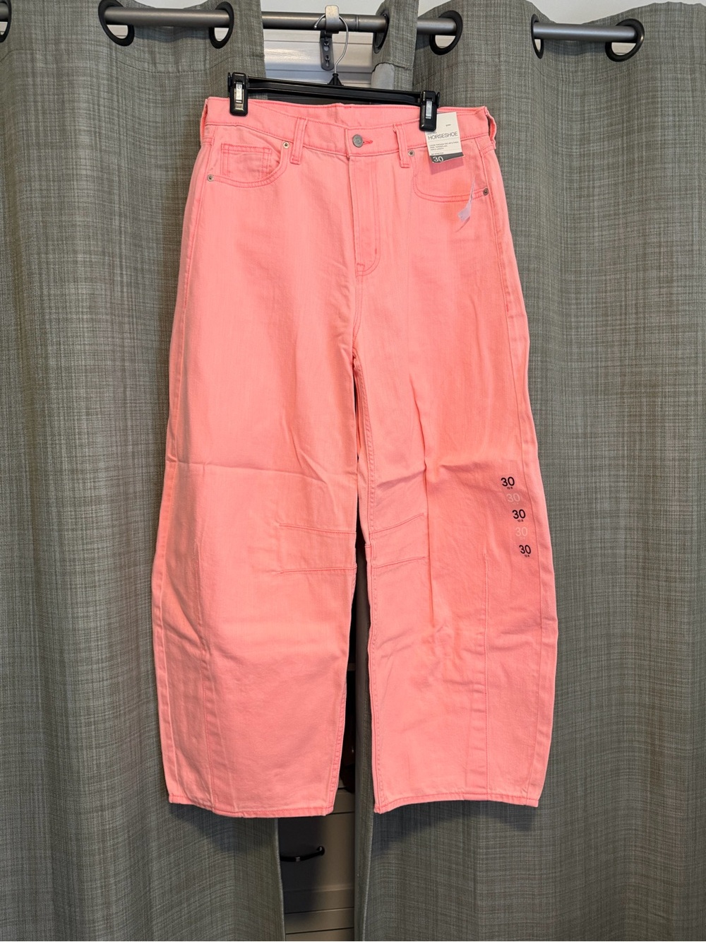 GAP Pink Wide-Leg Jeans